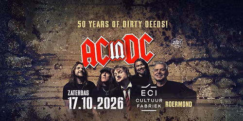 ACinDC – 50 Years of Dirty Deeds | Roermond – ECI cultuurfabriek — Uitgaan in Roermond